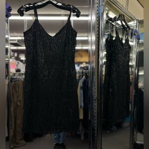Inspired hearts ladies Lg black dress